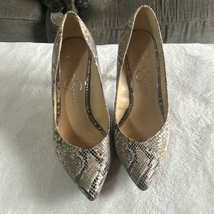 Snake print, pleather, Jessica Simpson